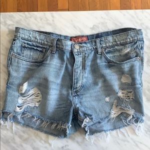 Lucky Brand distressed daisy dukes shorts